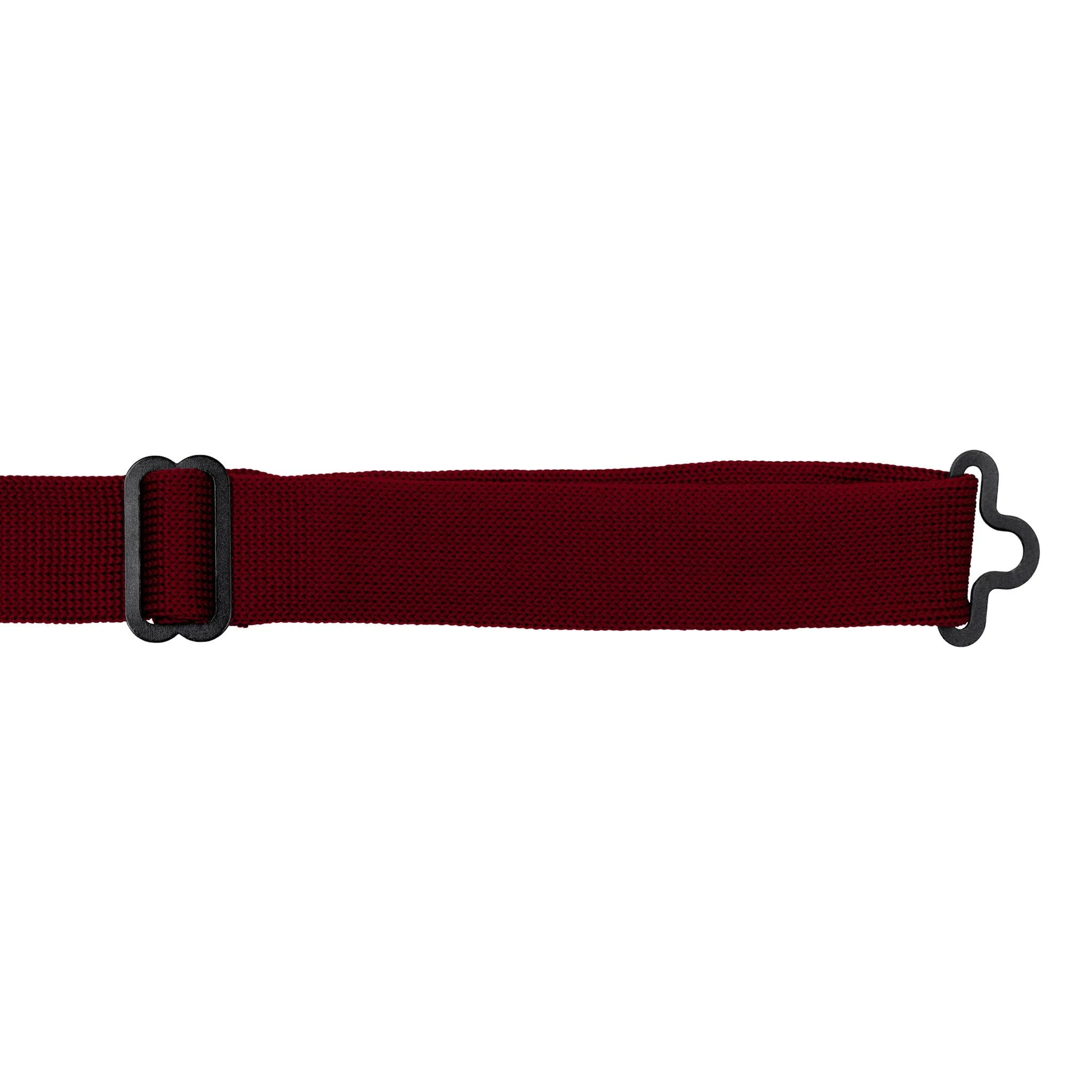 Burgundy knitted bow tie - Image 4