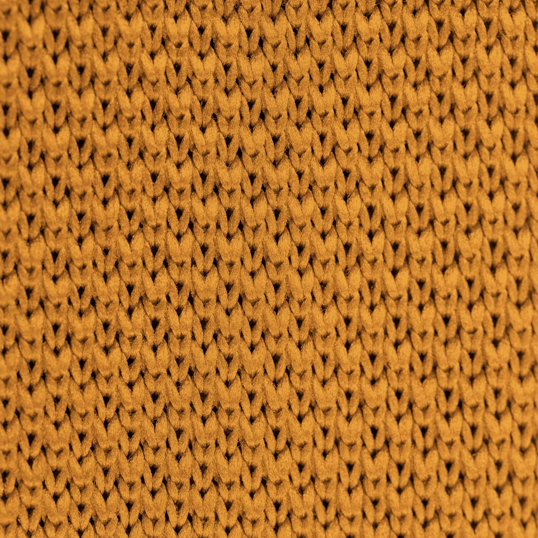 Orange ember knitted tie and pocket square set - Image 14
